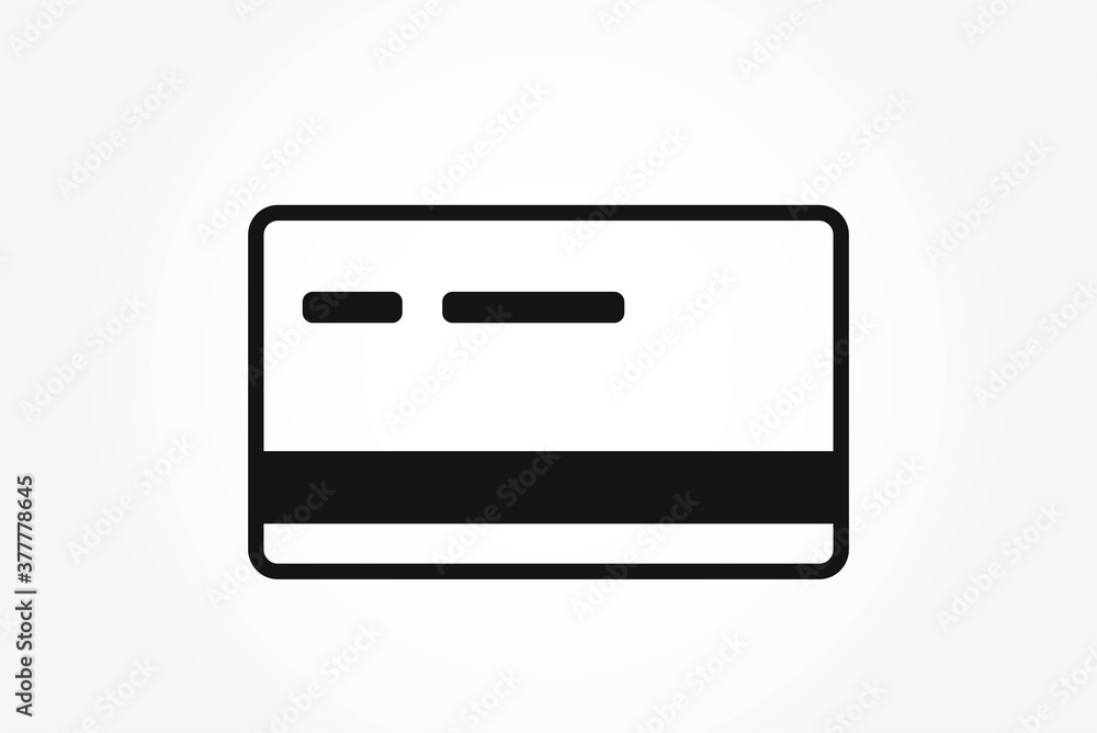 credit card line icon. bank payment card. financial and banking symbol credit card line icon. bank payment card. financial and banking symbol