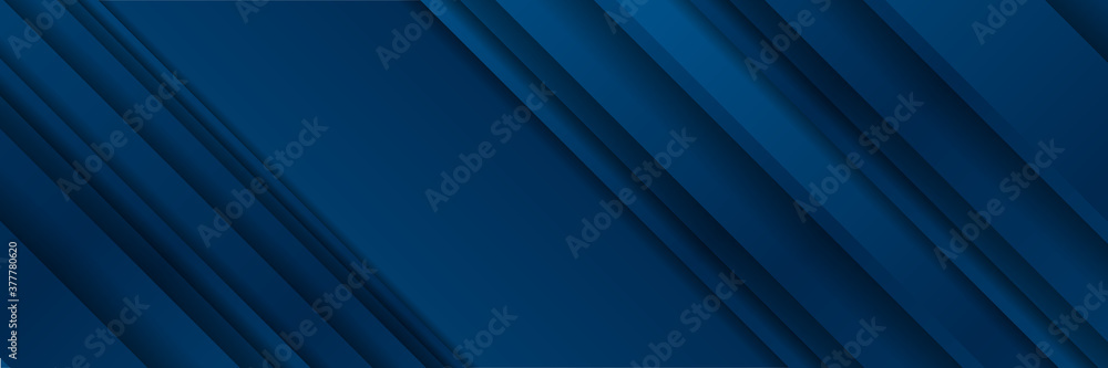 Fototapeta premium Modern blue abstract banner background. Liquid abstract background. Blue fluid vector banner template for social media, web sites. Wavy shapes
