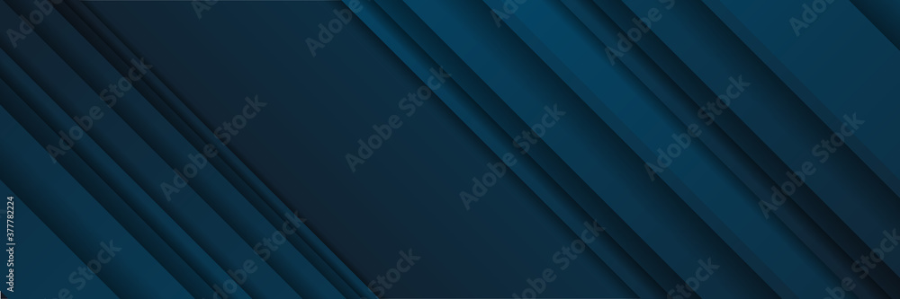 Obraz premium Modern blue abstract vector background. Black blue background. Abstract dark blue gradient design. Minimal creative background. Landing page blurred cover. Colorful graphic. Vector 