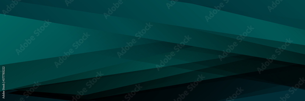Modern dark green banner vector background. Dark green color. Deep emerald seamless pattern for premium royal party. Luxury template with vintage leather texture wallpaper. Background for invitation - obrazy, fototapety, plakaty 