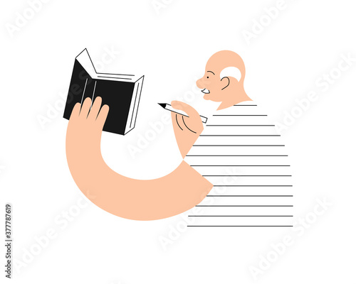 Senior education concept.