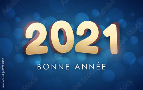 Bonne année 2021 - Carte de voeux