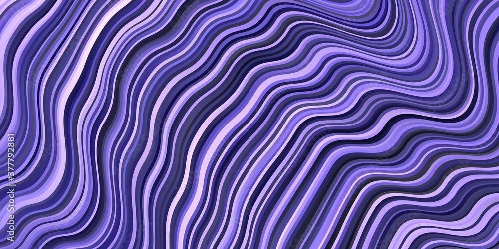 Light Purple vector backdrop with circular arc. Abstract illustration with bandy gradient lines. Best design for your posters, banners. Light Purple vector backdrop with circular arc. Abstract illustration with bandy gradient lines. Best design for your posters, banners.