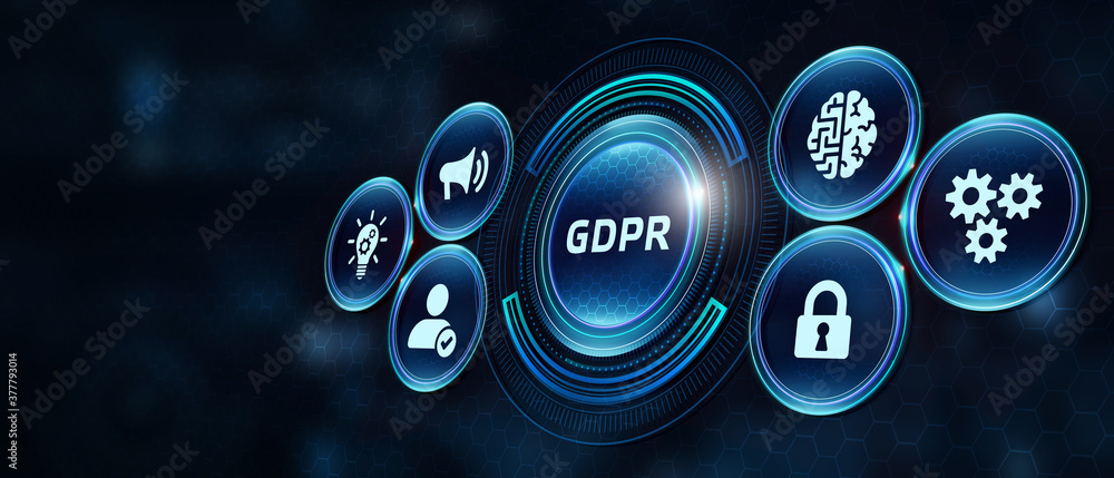 Business, Technology, Internet and network concept. GDPR General Data Protection Regulation. Business, Technology, Internet and network concept. GDPR General Data Protection Regulation.