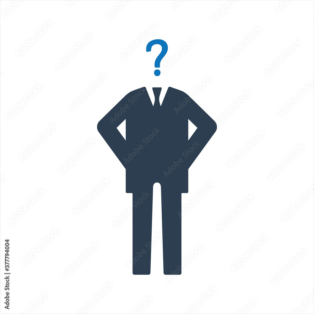 Business question icon. Question mark icon Business question icon. Question mark icon