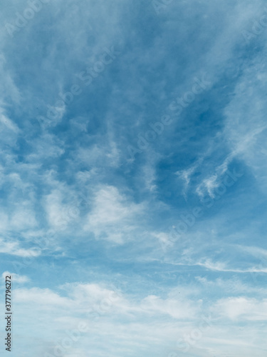 background and texture of blue sky with clouds