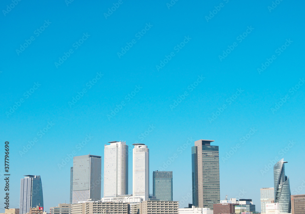 名古屋駅周辺の高層ビル 