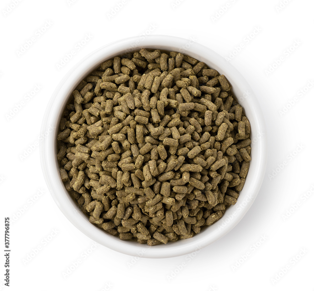 Pet Food on a White Background Pet Food on a White Background
