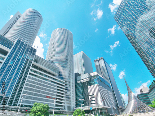 名古屋駅周辺の高層ビル 