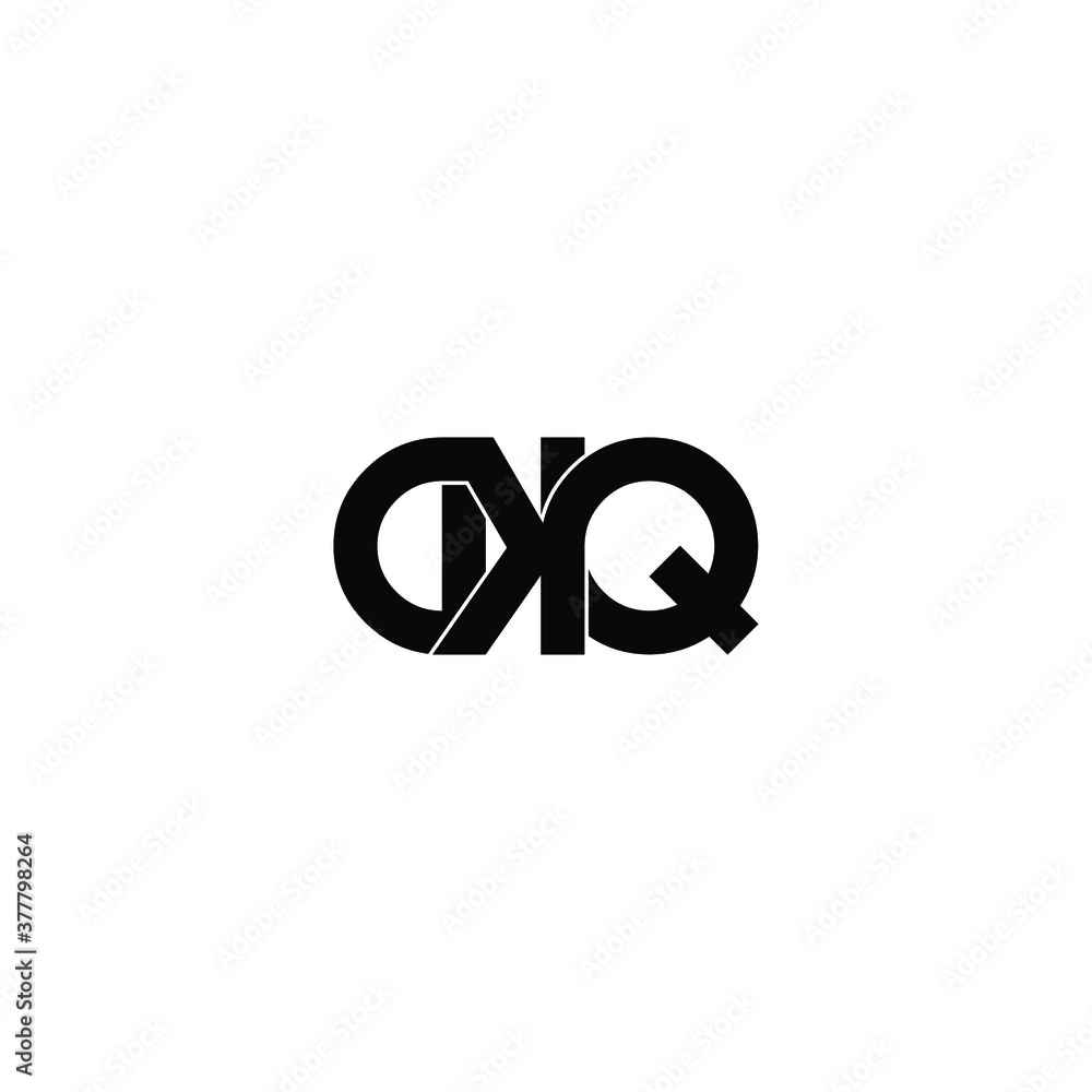 dkq letter original monogram logo design dkq letter original monogram logo design
