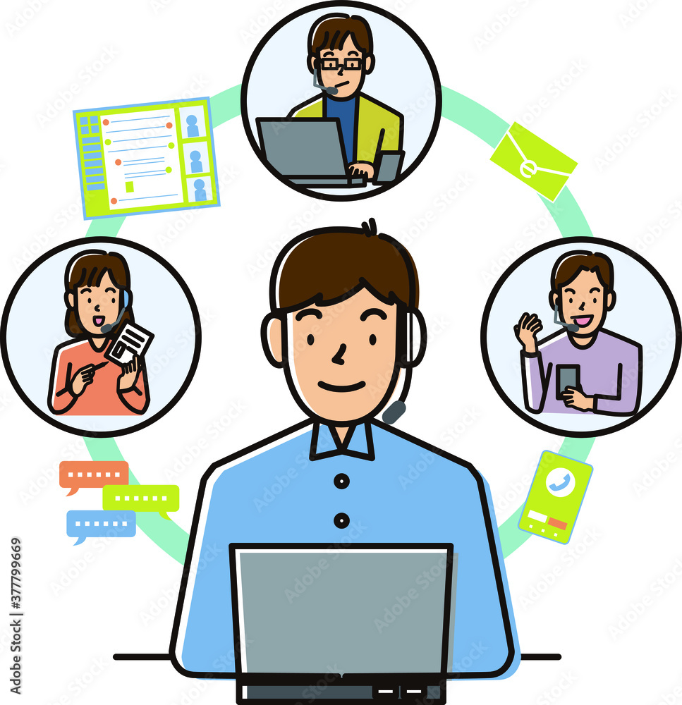 telework remotework business people image telework remotework business people image