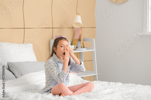 Little girl suffering from ...