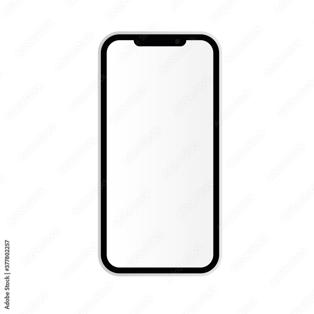 Isolated black smartphone vector design Isolated black smartphone vector design