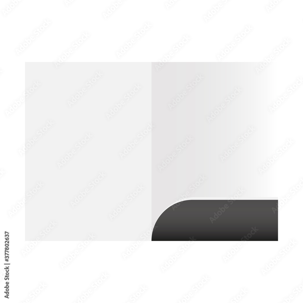 Isolated mockup file vector design Isolated mockup file vector design