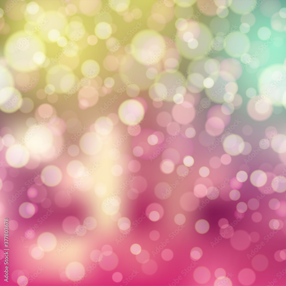 Abstract pink background with defocused lights. Vector Abstract pink background with defocused lights. Vector