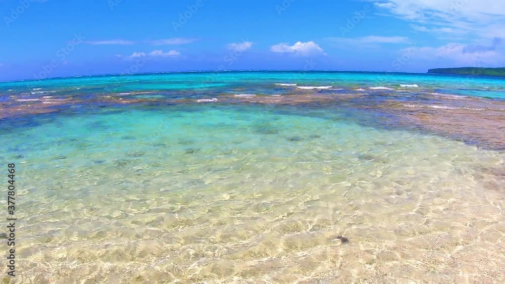 沖縄の美しいサンゴ礁の海 沖縄の美しいサンゴ礁の海