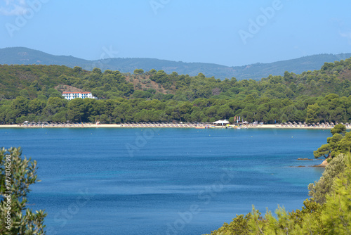 Fototapeta Naklejka Na Ścianę i Meble -  Greece, Skiathos island, the famous beach Koukounaries 
