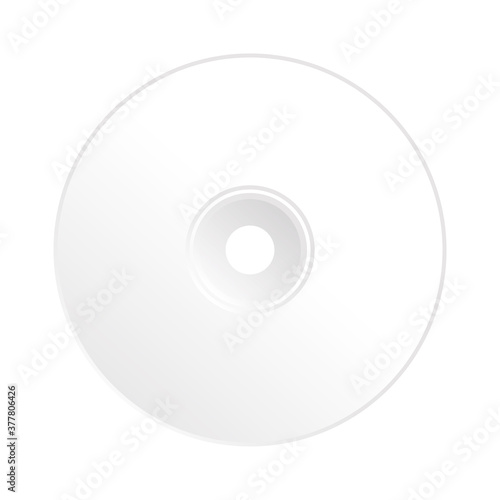 Isolated mockup cd vector design