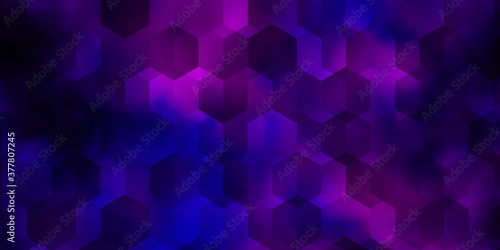 Light Purple, Pink vector background with hexagons. Light Purple, Pink vector background with hexagons.