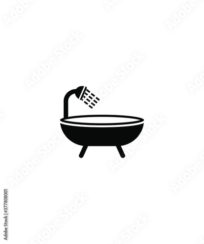 bathtub icon,vector best flat icon.