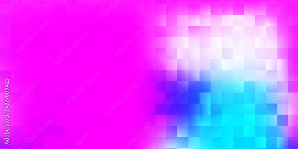 Light pink, blue vector template with abstract forms.