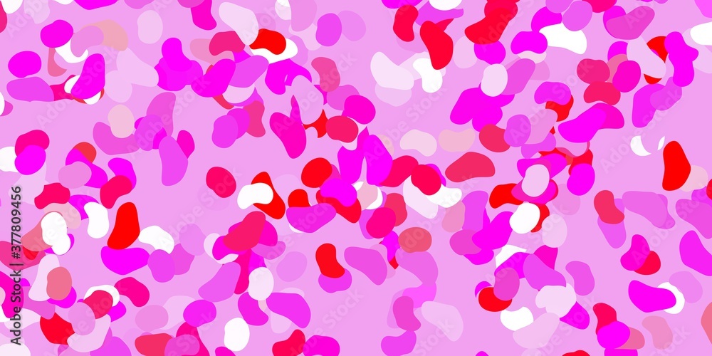Light pink vector texture with memphis shapes. Light pink vector texture with memphis shapes.