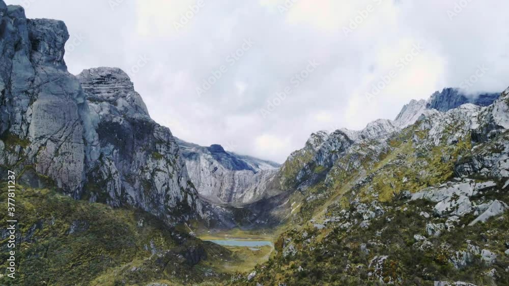 Epic scenery, time lapse of Mount Carstensz (Jayawijaya) in West Papua, Indonesia HD Stock Footage Epic scenery, time lapse of Mount Carstensz (Jayawijaya) in West Papua, Indonesia HD Stock Footage