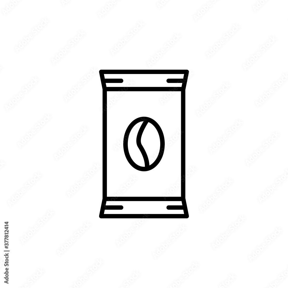 coffee sachet icon for your web design, logo, UI. illustration coffee sachet icon for your web design, logo, UI. illustration