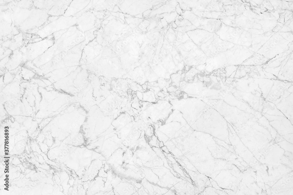 Obraz premium White marble texture abstract background pattern with high resolution.