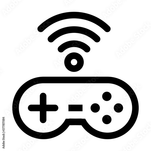 Wireless joystick icon