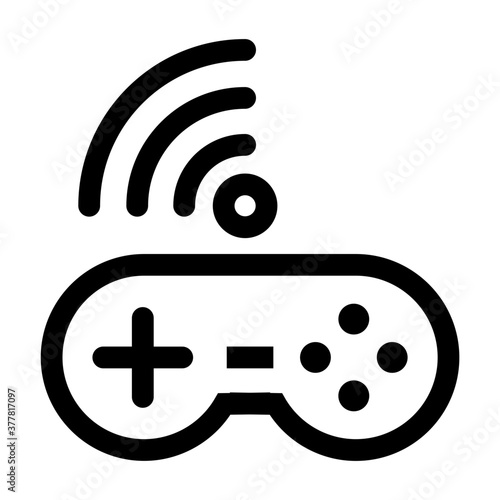 Wireless joystick icon
