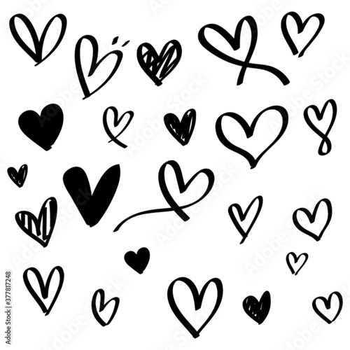 world heart day series.cartoon stickman vector illustration.