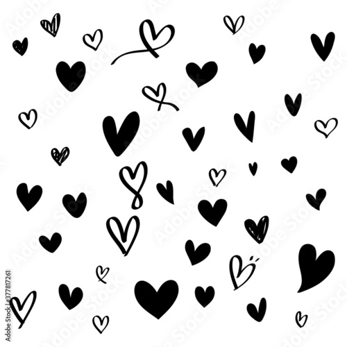 world heart day series.cartoon stickman vector illustration.