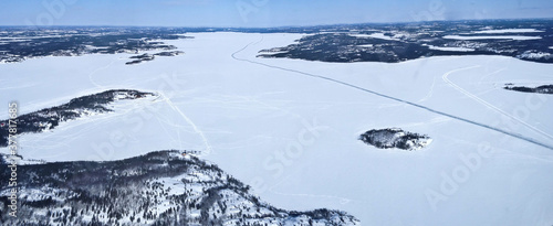 Northern Arctic Aerial Ice Highway City