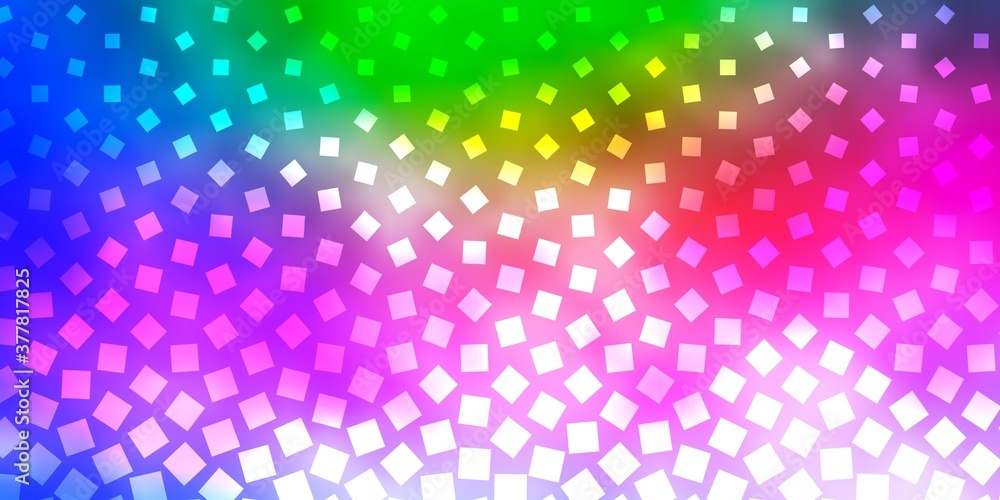Light Blue, Red vector pattern in square style. Rectangles with colorful gradient on abstract background. Pattern for commercials, ads. Light Blue, Red vector pattern in square style. Rectangles with colorful gradient on abstract background. Pattern for commercials, ads.