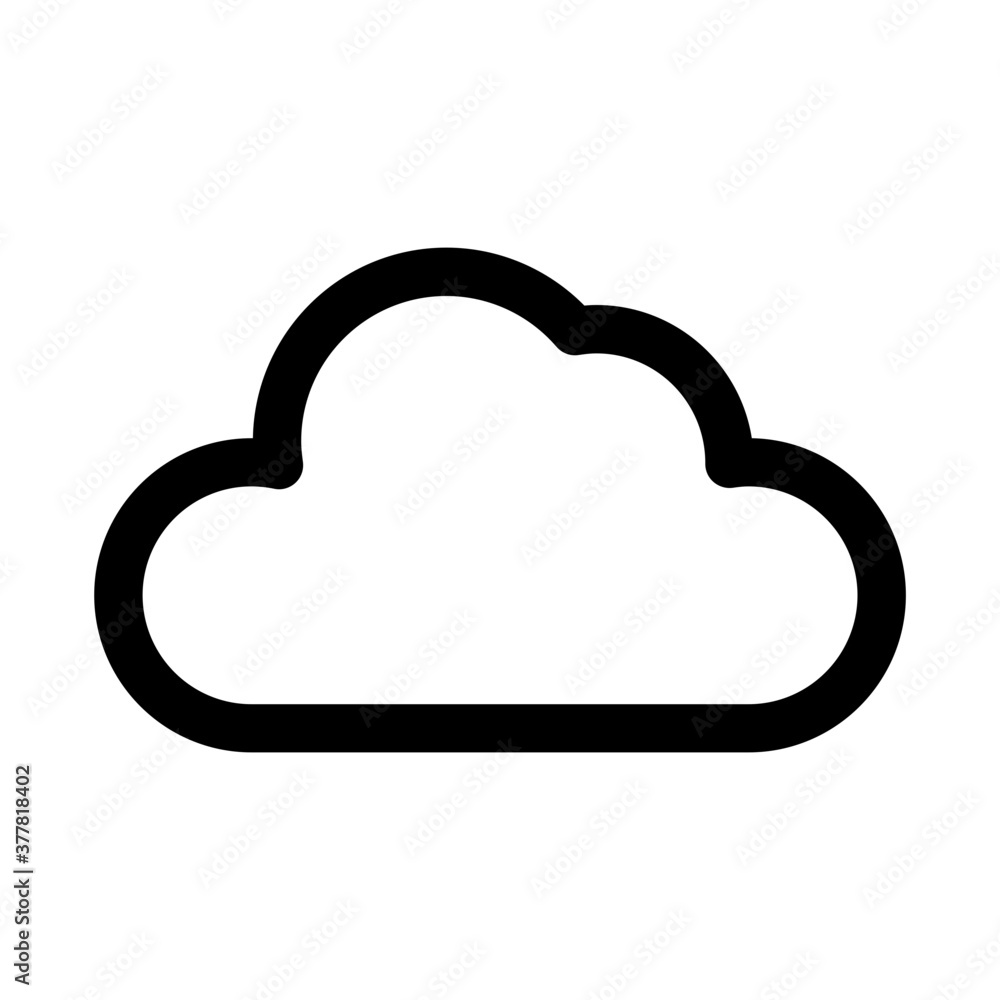 Naklejka Cloud icon