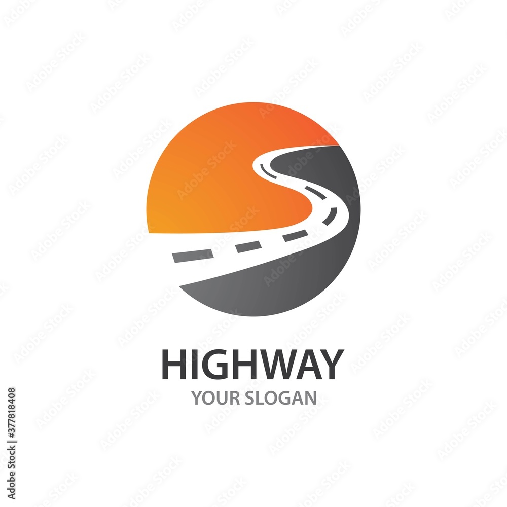 Highway Stock Vector | Adobe Stock