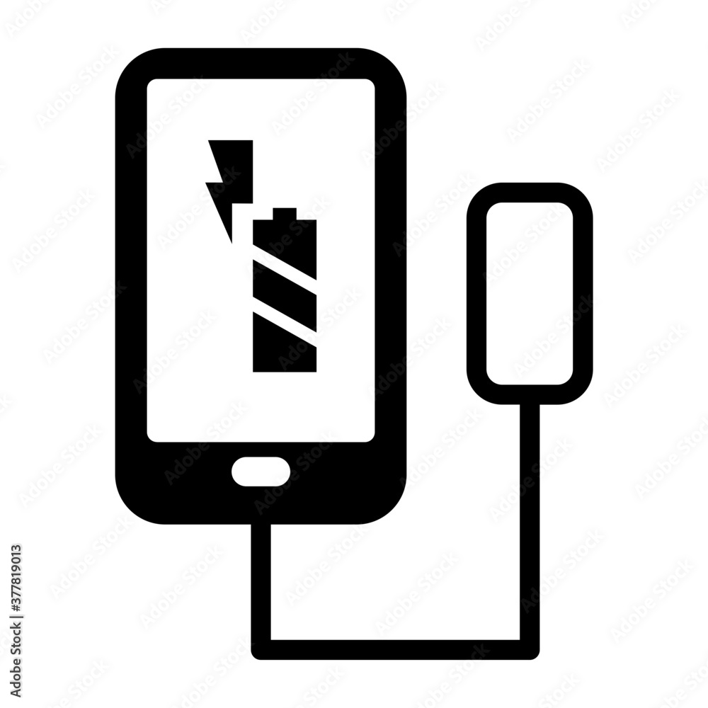 Charging phone icon Charging phone icon