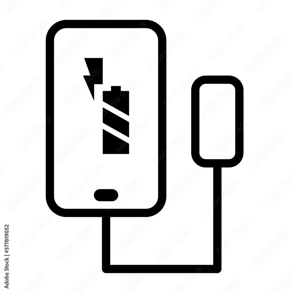 Charging phone icon Charging phone icon