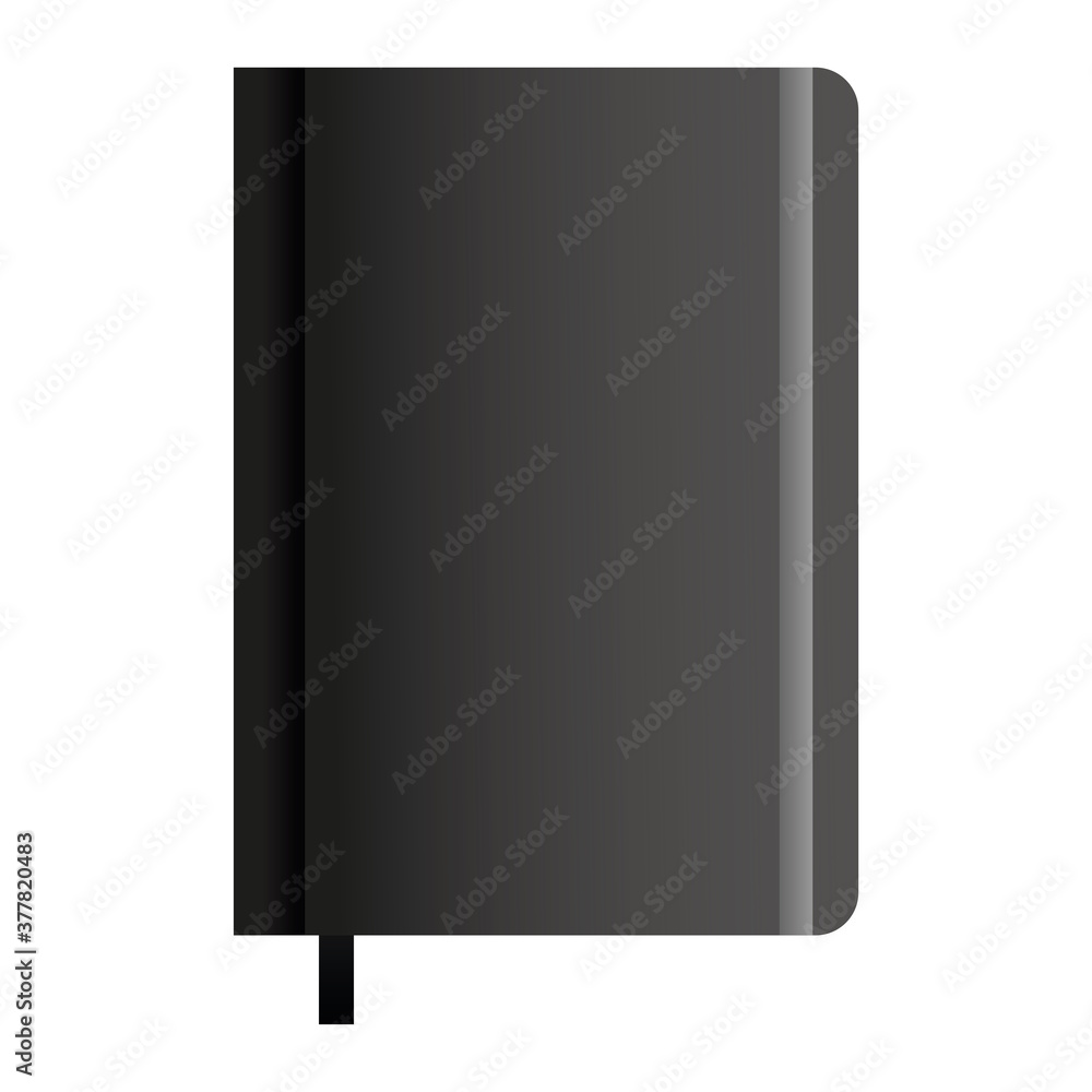 Isolated mockup notebook vector design