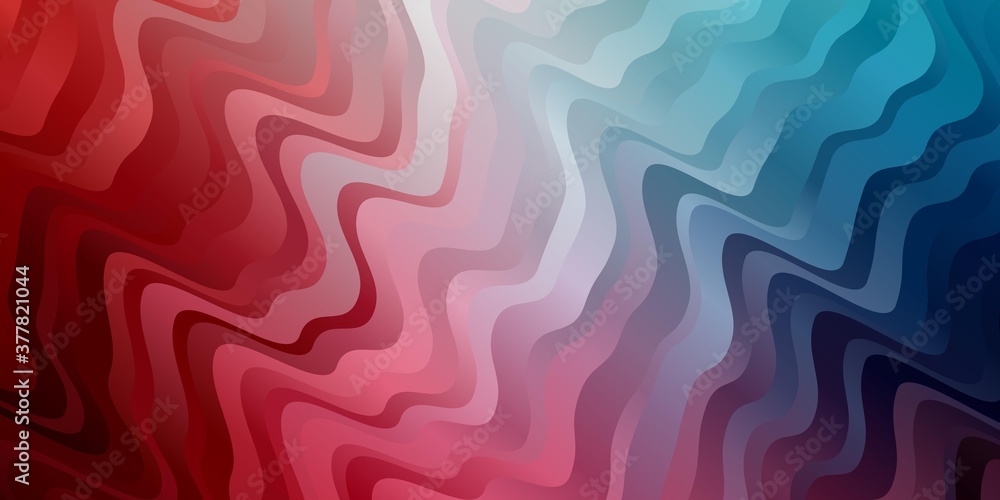 Light Blue, Red vector background with lines. Illustration in abstract style with gradient curved. Template for cellphones. Light Blue, Red vector background with lines. Illustration in abstract style with gradient curved. Template for cellphones.