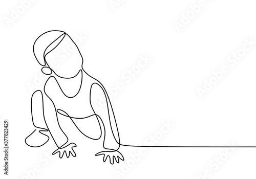 Continuous single line draw...