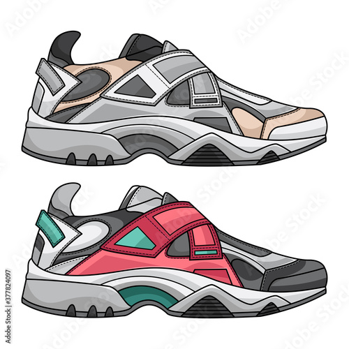 sneakers set fashion