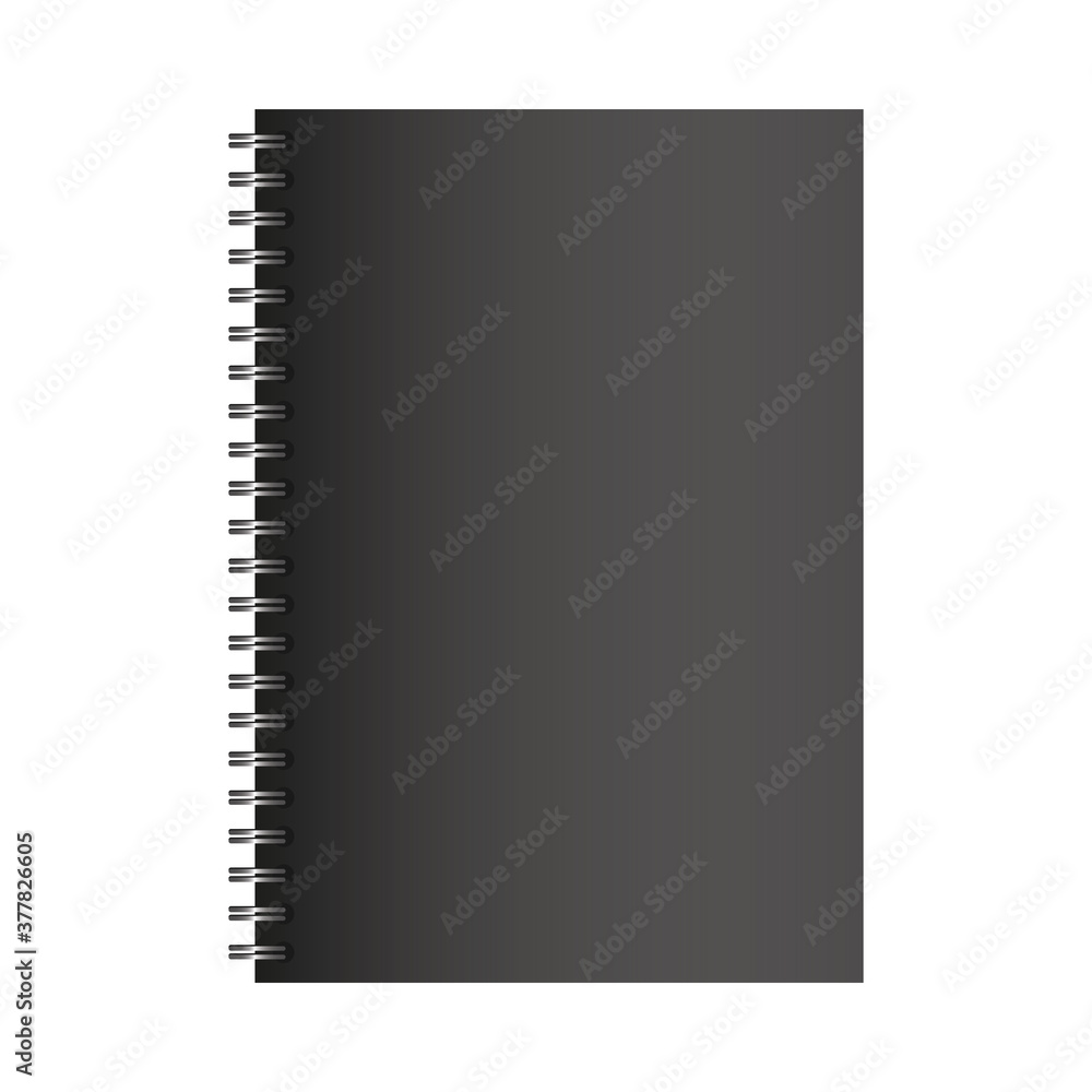 Isolated mockup notebook vector design Isolated mockup notebook vector design