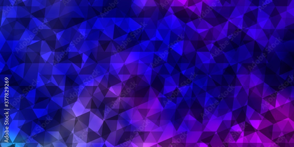 Light Pink, Blue vector texture with triangular style. Light Pink, Blue vector texture with triangular style.