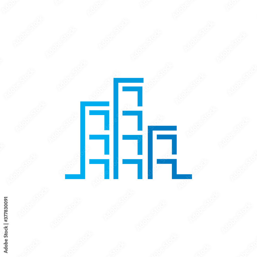 Abstract Apartment Vector , Real Estate Logo