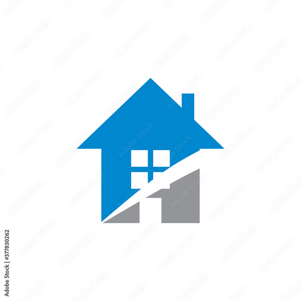 Abstract House Vector , Real Estate Logo
