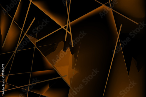 intersection of lines. abstract geometric pattern in dark brown colors