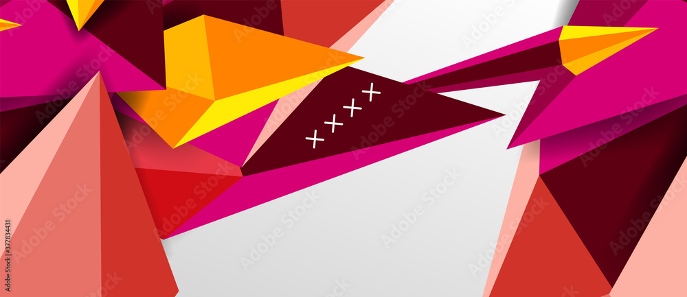 3d low poly abstract shape background vector illustration 3d low poly abstract shape background vector illustration