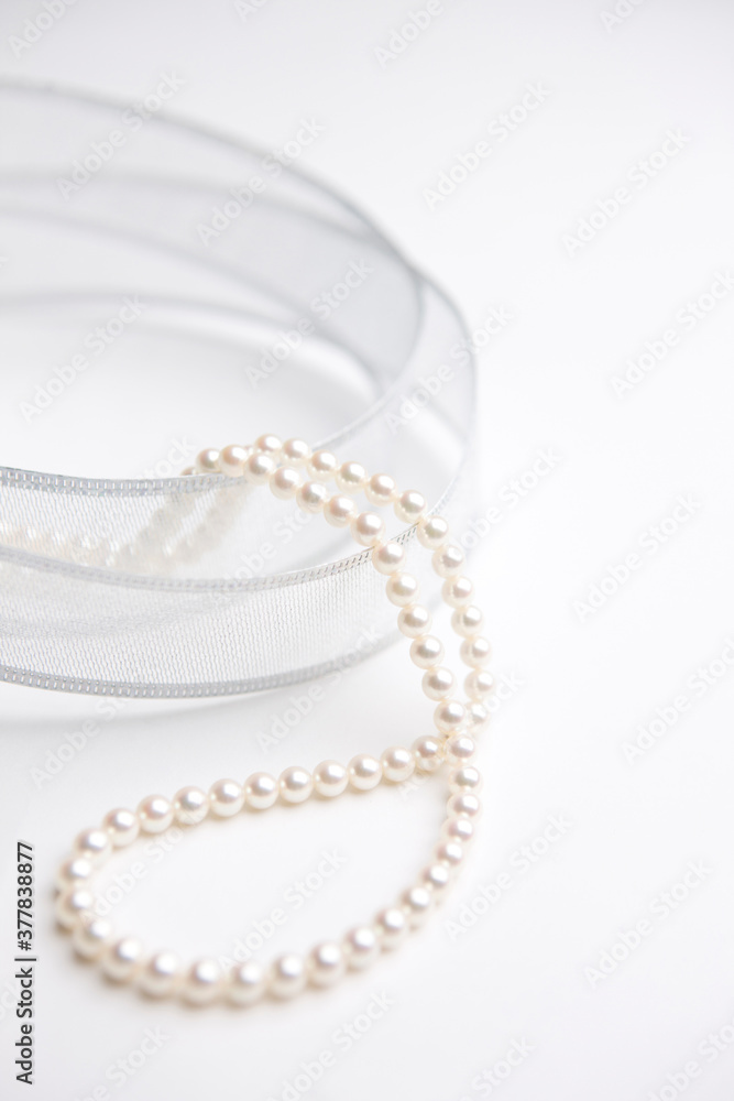 ribbon and necklace ribbon and necklace